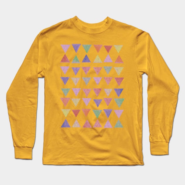 Delightful Little Piramids Long Sleeve T-Shirt by JohnLucke